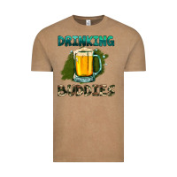 Vintage Coffee drinking buddies with beer Vintage Tee - HRA Design Shop