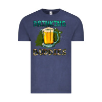 Vintage Denim drinking buddies with beer Vintage Tee - HRA Design Shop