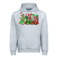 Heather Grey i believe in santa paws Urban Hoodie - texasbilliewilder