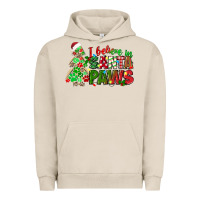 Pigment French Oak i believe in santa paws Urban Hoodie - texasbilliewilder