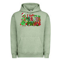 Pigment Oil Green i believe in santa paws Urban Hoodie - texasbilliewilder