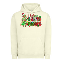 Pigment Pistachio i believe in santa paws Urban Hoodie - texasbilliewilder
