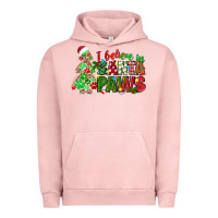 Pigment Salmon i believe in santa paws Urban Hoodie - texasbilliewilder