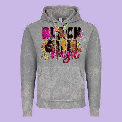 Black Girl Magic Vintage Hoodie Designed By Zillion Design Studio
