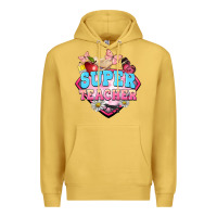 Antique Gold super teacher Premium Hoodie - BarkalooDesign