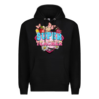 Black super teacher Premium Hoodie - BarkalooDesign