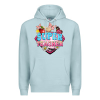 Blue Mist super teacher Premium Hoodie - BarkalooDesign