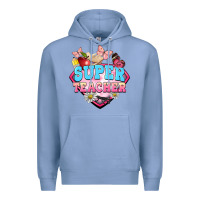 Colony Blue super teacher Premium Hoodie - BarkalooDesign