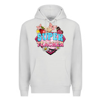 Dove Grey super teacher Premium Hoodie - BarkalooDesign
