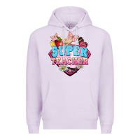 Lilac super teacher Premium Hoodie - BarkalooDesign