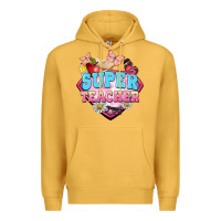 Mustard super teacher Premium Hoodie - BarkalooDesign