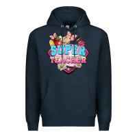 Navy super teacher Premium Hoodie - BarkalooDesign