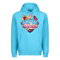 Ocean Blue super teacher Premium Hoodie - BarkalooDesign