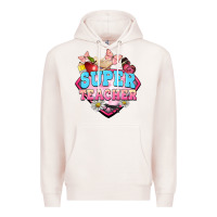 Pale Pink super teacher Premium Hoodie - BarkalooDesign