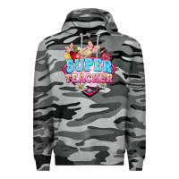 Slate Camo super teacher Premium Hoodie - BarkalooDesign