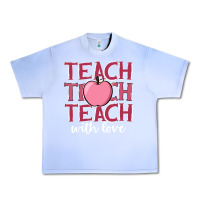 Grape Ice teach with love Urban Heavy Tee - JahusDesignShop