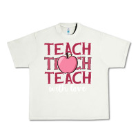Pistachio teach with love Urban Heavy Tee - JahusDesignShop