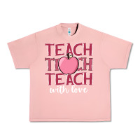Salmon teach with love Urban Heavy Tee - JahusDesignShop