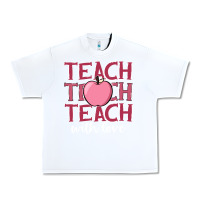 White teach with love Urban Heavy Tee - JahusDesignShop