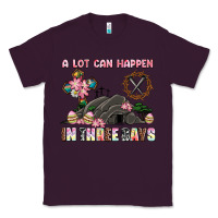 Plum easter a lot can happen in three days Classic Tee - AdoDesignShop