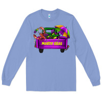 Colony Blue mardi grass umbrella with truck Long Sleeve Tee - AdoDesignShop