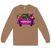 Toasted Coconut mardi grass umbrella with truck Long Sleeve Tee - AdoDesignShop