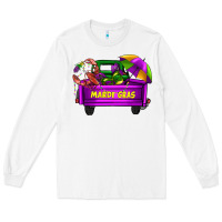 White mardi grass umbrella with truck Long Sleeve Tee - AdoDesignShop