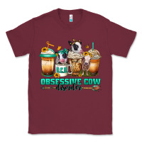 Burgundy ocd obsessive cow disorder coffee cups Classic Tee - Jasminsmagicworld