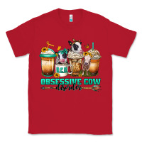 Red ocd obsessive cow disorder coffee cups Classic Tee - Jasminsmagicworld