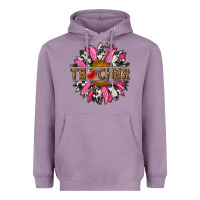 Lavender western teacher sunflower Heavyweight Hoodie - NancyCooperArtShop