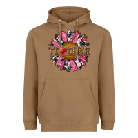 Toasted Coconut western teacher sunflower Heavyweight Hoodie - NancyCooperArtShop