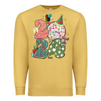 Antique Gold 2024 happy new year Premium Sweatshirt - MaliasSmallBusiness