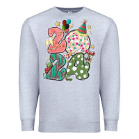 Heather Grey 2024 happy new year Premium Sweatshirt - MaliasSmallBusiness