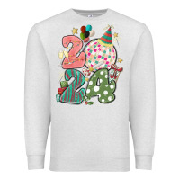 Oatmeal Heather 2024 happy new year Premium Sweatshirt - MaliasSmallBusiness