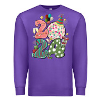 Purple 2024 happy new year Premium Sweatshirt - MaliasSmallBusiness