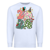 White 2024 happy new year Premium Sweatshirt - MaliasSmallBusiness