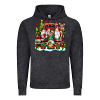 Vintage Black christmas gnome truck Vintage Hoodie - texasbilliewilder