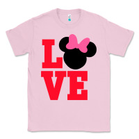 Bubblegum Pink Minnie Mouse Classic Tee - CowhideDigitalArt