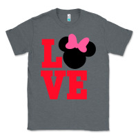 Charcoal Heather Minnie Mouse Classic Tee - CowhideDigitalArt