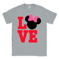 Heather Grey Minnie Mouse Classic Tee - CowhideDigitalArt