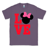 Lavender Minnie Mouse Classic Tee - CowhideDigitalArt