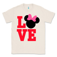 Natural Minnie Mouse Classic Tee - CowhideDigitalArt