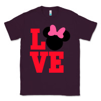 Plum Minnie Mouse Classic Tee - CowhideDigitalArt