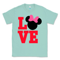 Seafoam Minnie Mouse Classic Tee - CowhideDigitalArt