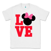 White Minnie Mouse Classic Tee - CowhideDigitalArt