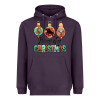 Plum howdy christmas Heavyweight Hoodie - MaliasSmallBusiness