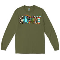 Army Green howdy Long Sleeve Tee - JahusDesignShop