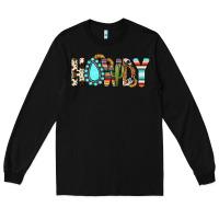 Black howdy Long Sleeve Tee - JahusDesignShop