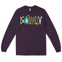 Plum howdy Long Sleeve Tee - JahusDesignShop