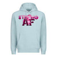 Blue Mist strong af breast cancer Premium Hoodie - BarkalooDesign